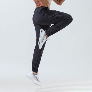 กางเกงกีฬาเอวสูงของผู้ชายผ้าฝ้ายลำลองพิมพ์โลโก้น้ำหนักเบาแบบตรงขายส่งฤดูร้อนใส่ทำงาน - Product Image 6