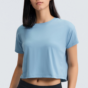 Top corto de malla sin mangas de verano 2025 personalizado para mujer, Tops ajustados de longitud corta de fiesta, venta al por mayor, precio barato, transpirable - Product Image 1