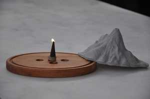 Quemador de incienso hecho a mano, soporte de incienso de madera, receptor de cenizas para oficina en casa con precio barato - Product Image 3