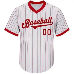 Camiseta de béisbol personalizada para hombre, ropa de equipo, ropa deportiva transpirable con botones, uniforme de secado rápido, OEM, ODM, proveedor mayorista ligero - Product Image 3