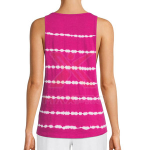 Camiseta sin Mangas para Mujer, Precio Razonable, en Stock, Alta Calidad, Transpirable, Informal, con Logotipo Frontal, Ropa Deportiva, Poliéster/Algodón - Product Image 3