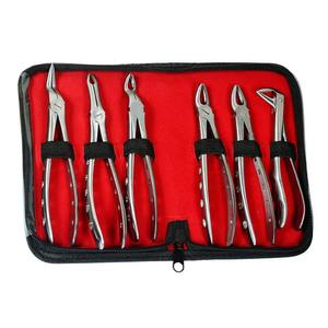 Forceps d'extraction dentaire de qualité chirurgicale certifiés CE Classe II, en acier inoxydable, finition miroir, ensemble d'instruments manuels - Product Image 1