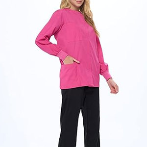 Chaqueta de Trabajo Personalizada KATBROS INDUSTRIES para Mujer, Ligera, Transpirable, de Tela de Forro Polar, con Tecnología de Detección de Agujas, Fusión sin Costuras, Manga Larga - Product Image 6