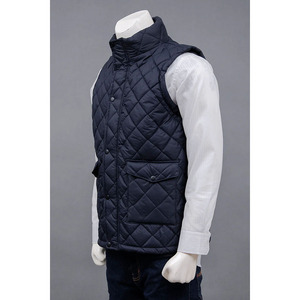 Chalecos de hombre cuello levantado sin mangas cremallera abrigos logotipo personalizado niñas cálido sin mangas sólido puffer chaleco - Product Image 3