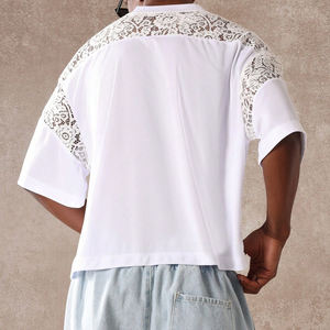 Camiseta Extra Grande para Hombre, Cuello Redondo, Algodón, Corte Cuadrado, Hombros Caídos, 220 g/m², Gruesa, a Precio Accesible - Product Image 5