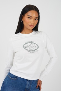 Personalized Women’s Full Sleeve T Shirt Oversized Graphic Tee Casual Long Sleeve Streetwear Fashion Top <b>Custom</b> Apparel Bulk - Product Image 3