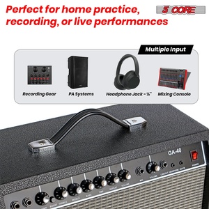 5 Core <b>Guitar</b> Amp 40W Electric Bass Acoustic Portable Amplifier Practice Amplificador - Product Image 5