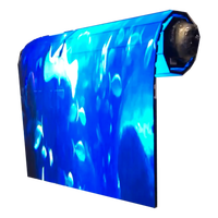 Écran LED interactif P3.91 GOB, écran LED roulant, écran LED pour piste de danse, écran LED pliable, tapis magique LED