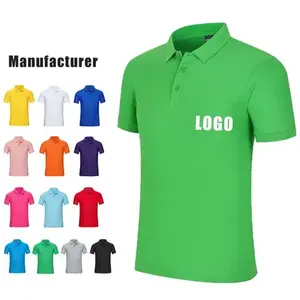 Polo de golf en coton imprimé personnalisé pour hommes chemise de sport décontractée à manches courtes polo grande taille pour hommes t-shirts - Product Image 1