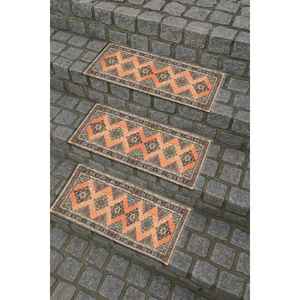 Tapis imprimé : Tapis de sol personnalisé vintage lavable, tapis d'entrée - Product Image 5