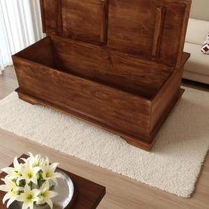 Mesa de centro de madera de color nogal con estantes completos exigentes para el espacio habitable y los muebles de dormitorio para la Oficina - Product Image 5