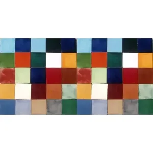50 couleurs unies assorties carreaux de céramique mexicains de 4x4 pouces Mexique #004 céramique de qualité supérieure - Product Image 1