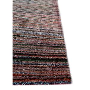 Alfombra Acar Beige y Marrón a Rayas, Hecha a Mano con Lana y Viscosa, Modelo Tra-14448 para Uso Doméstico - Product Image 4