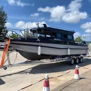 NUEVO YATE DE PESCA DE ALUMINIO DE 9M (30 PIES) CON CERTIFICACIÓN EU CE, TOTALMENTE SOLDADO, DE LUJO, CON MOTOR FUERA DE BORDA, FONDO EN V PROFUNDO, EASY CRAFT, EN VENTA - Product Image 3