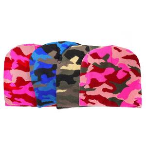 New Arrival Top Quality Best Hot Sale Unisex Knit Soft <b>Warm</b> Custom logo Winter Short Cuffed Camo Beanie <b>Hat</b> - Product Image 1