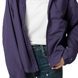 Chaqueta de lana Softshell de talla grande para mujer de gran oferta con capucha transpirable ropa de invierno al aire libre - Product Image 6