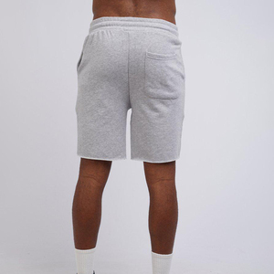 Pantalones cortos de malla de peso pesado personalizados para hombre, ropa de calle de estilo lavado con ácido desgastado Vintage para correr con aspecto desteñido por el sol - Product Image 3