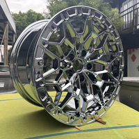 Jantes forgées sur mesure Viaol, anneau de blocage noir, compatibles avec Audi GT, Lexus GSF, Ferrari F430, Hyundai Veloster, Chevrolet C8 Corvette Split5