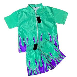 ชุดเทคแวร์ผู้ชายคุณภาพสูง แจ็คเก็ตกันลมกันน้ำแบบสะท้อนแสง กางเกงขายาว รับผลิตตามสั่ง OEM จำนวนมาก - Product Image 1