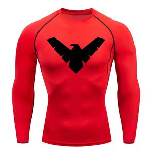 Vêtements de jogging exclusifs pour hommes imprimés en 3D personnaliser la conception Rash Guard chemises d'été d'entraînement de gymnastique de qualité supérieure - Product Image 3
