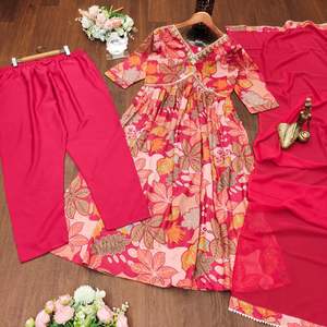 Kurta พิมพ์สกรีนผ้าฝ้ายอินเดียแบบยาวสำหรับผู้หญิงเสื้อผ้าชาติพันธุ์ผู้หญิงพิมพ์ลายแบบอินเดีย - Product Image 4