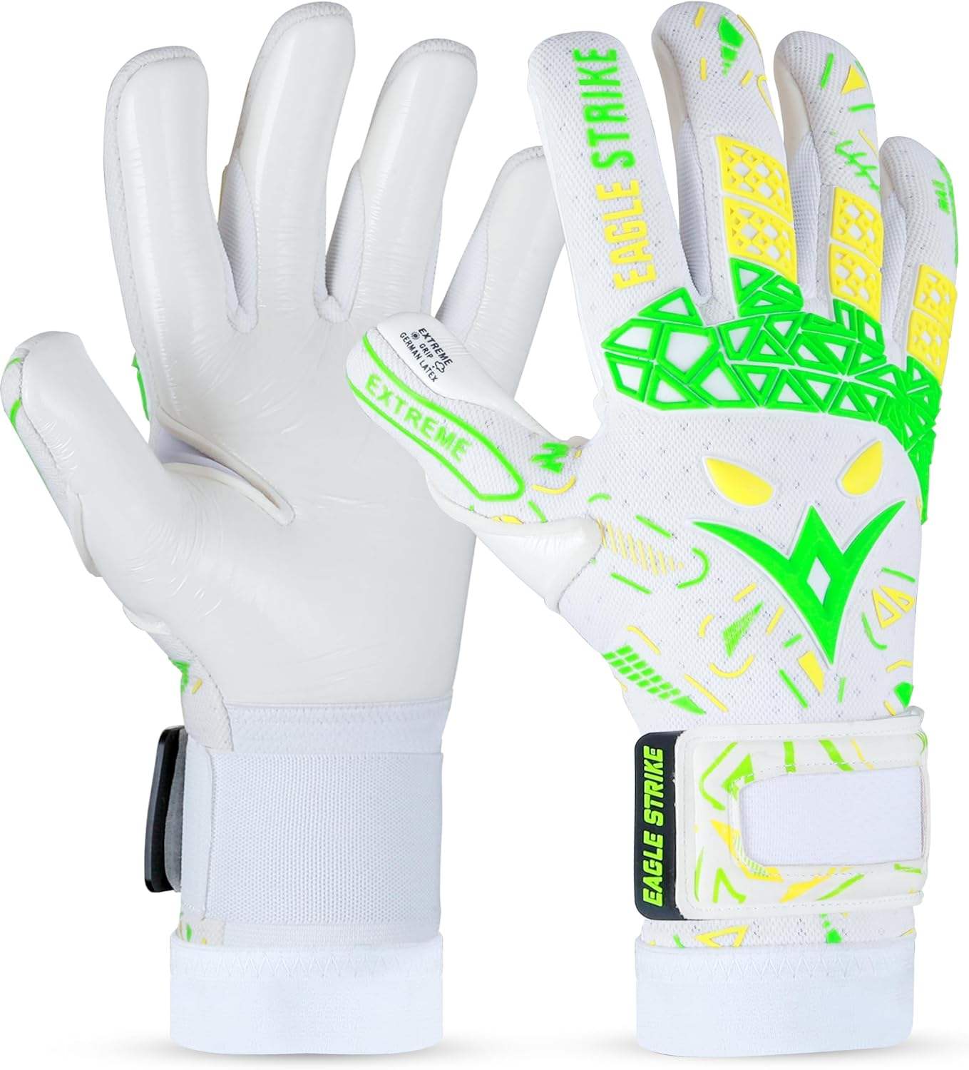 White & Green & yellow