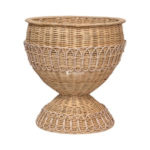 Jarrón de Mimbre Grande Vintage Más Vendido, Maceta Clásica de Mimbre para Decoración del Hogar, Venta al por Mayor desde Vietnam - Product Image 1
