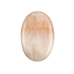 หินควอตซ์สีชมพูธรรมชาติ20x30มม. สำหรับทำเครื่องประดับรูปทรงวงรีเรียบขัดสูง - Product Image 1