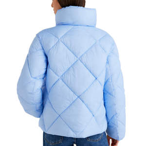 Veste à bulles tricotée légère coupe ajustée pour femmes pour l'automne veste de vêtements d'hiver respirants avec logo brodé personnalisé - Product Image 4