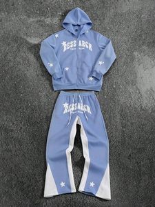 Ensemble de survêtement rose et rouge à capuche pour filles, impression par sublimation, streetwear, veste zippée intégrale, pantalon de jogging, vêtements d'automne pour enfants - Product Image 6