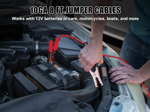 44-Piece prim yol yardımı kiti 12V taşınabilir kompresör Jumper kabloları ilk yardım kiti kar küreği acil işık-ce - Product Image 4