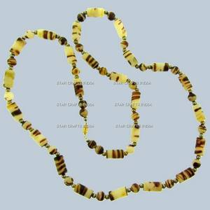 Collier de perles Rondell à facettes en pierre de résine naturelle ombragée au prix d'usine de gros provenant de fournisseurs de fabricants indiens SCI - Product Image 6