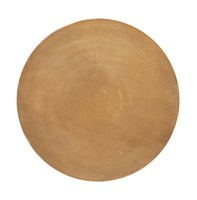 Taburete redondo de aluminio fundido hecho a mano de lujo de mediados de siglo, consola con incrustaciones de hueso para muebles de sala de estar y dormitorio