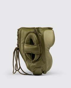 Protector de cabeza de kickboxing de alta calidad Protector de cabeza de combate MMA Muay Thai Protector de cabeza de cuero genuino - Product Image 2