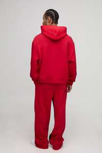 Top personalizado Streetwear Sweatsuit algodón pulóver Sudadera con capucha y pantalones de chándal conjunto holgado de algodón chándales al por mayor - Product Image 3