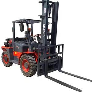 Venta al por mayor 2024 Hot Diesel Powered 3 Ton CAT Forklift 4 Wheel Truck con 5 años de garantía y capacidad para terrenos difíciles - Product Image 1