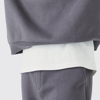 Nouvel ensemble de survêtement homme style hiver uni, personnalisable avec logo, 100% coton léger, coupe évasée, pour jogging et streetwear (hoodie et pantalon de jogging)