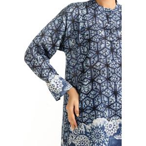 Conjunto Coordinado Estampado Khaddar IPST-55087, Conjunto de Dos Piezas Informal y Holgado para Mujer, Atuendos de Primavera/Verano, Tallas de la XS a la XL - Product Image 3