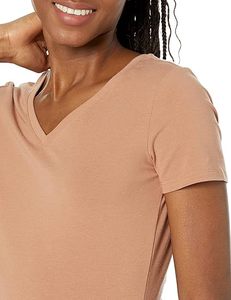 T-shirts et pulls en maille unis à col en V pour femme – Collection été – Vente en gros : Fabricant de vêtements haut de gamme de qualité supérieure - Product Image 4