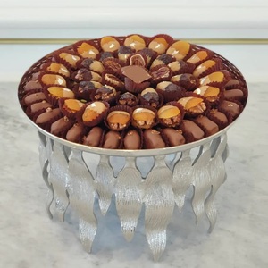 ที่วางเค้ก2ชั้นหรูหราทันสมัยสำหรับใช้ในครัวเสิร์ฟเค้กขนมเรียกน้ำย่อยและวางโชว์แบบพรีเมี่ยม - Product Image 6