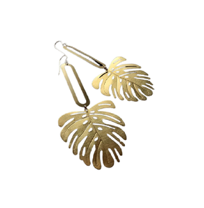 Dernières boucles d'oreilles en alliage de laiton occidental cerceau Europe et ensemble de bijoux incrustés pour lehenga et vente en gros de boucles d'oreilles géométriques indiennes - Product Image 1