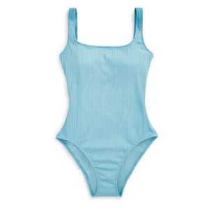 Nuevo diseño ecológico para mujer, traje de baño de competición de Color sólido, transpirable, de secado rápido, 2021, precio al por mayor, buena calidad - Product Image 4