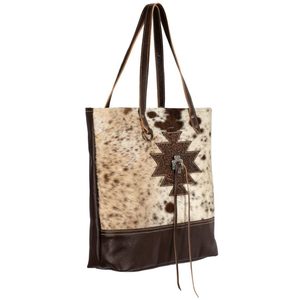 Vente chaude Style Vintage À La Main Sculpture En Cuir De Fourrure De Vachette Sac Fourre-Tout Femmes Fermeture À Glissière À La Mode Antique Look Toile Doublure - Product Image 2