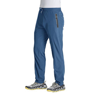 Pantalon de randonnée décontracté pour hommes, taille mi-haute, imperméable, écologique, séchage rapide, léger, en tissu Spandex, avec logo personnalisé, pour l'extérieur, vente en gros - Product Image 2