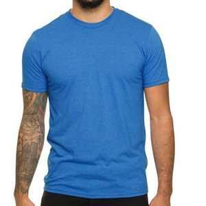 Crewneck 100% algodón orgánico suave camisetas para hombres - Product Image 3