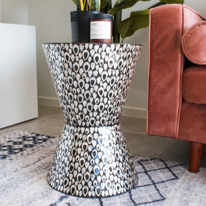 Best Selling Modern High Quality Durable Handmade Rattan/<b>Wicker</b> <b>Coffee</b> <b>Table</b> OEM Wholesale Mother Pearl Inlay Living Room - Product Image 2