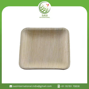 Assiettes carrées biodégradables jetables de qualité supérieure en feuilles de palmier Choix de repas élégant pour les mariages Vente à bas prix dans le monde entier - Product Image 2