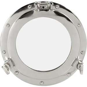 Miroir à hublot en laiton nautique moderne de qualité supérieure durable Miroir mural de luxe Miroir à hublot en laiton pour décoration - Product Image 6