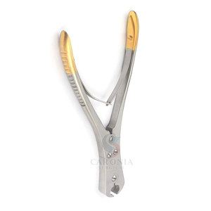 Instruments chirurgicaux orthopédiques les plus vendus en acier inoxydable allemand Double Action plaque Cutter pince Source d'alimentation manuelle - Product Image 3