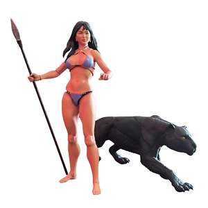 Set de Figuras de Acción de Hielo y Fuego a Escala 1/12, Teegra de Frank Frazetta, Juguete Militar de Plástico para Niñas, para Coleccionar - Product Image 1